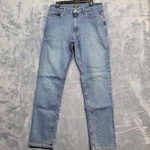 Lee‎ Regular Fit Men's Jeans Size 34x34 Light Wash Denim Casual Everyday